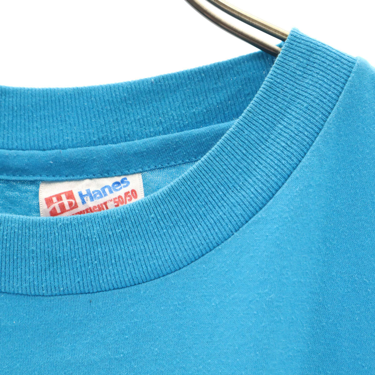 Hanes ヘインズ 90s オールド USA製 ドリームキャッチャー 半袖 Tシャツ XL 水色 シングルステッチ メンズ