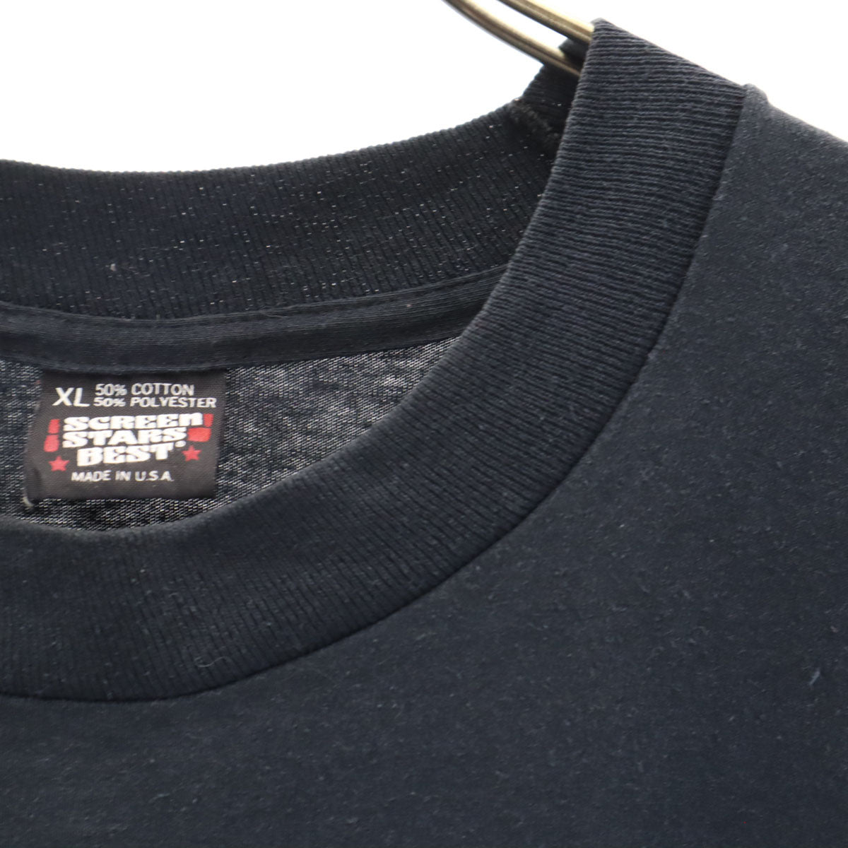 SCREEN STARS BEST スクリーンスターズベスト 90s USA製 オールド NASHVILLE 半袖 Tシャツ XL 濃紺 シングルステッチ メンズ