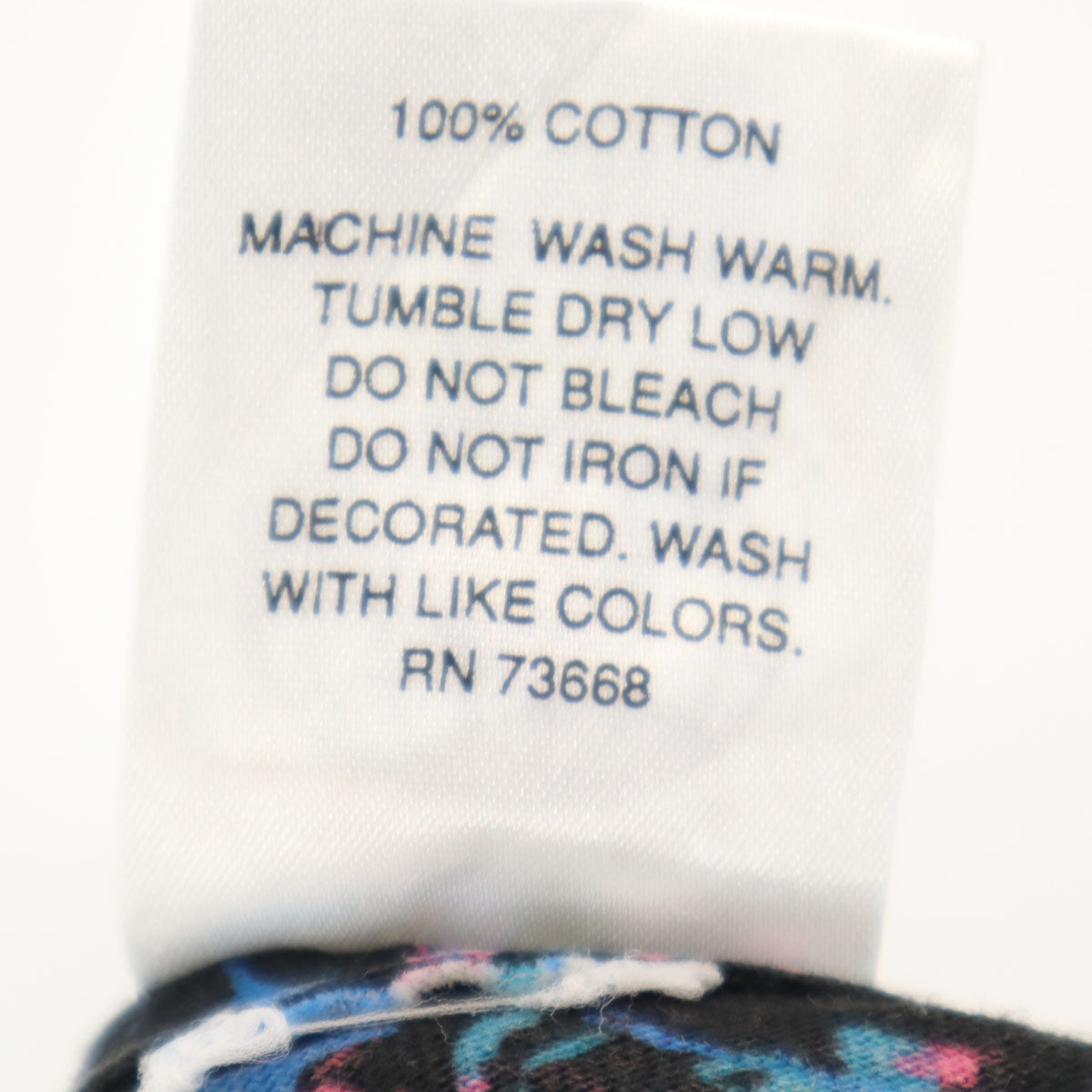 ROSS INTERNATIONAL 90s USA製 オールド 総柄 半袖 Tシャツ ONE SIZE ブラック シングルステッチ メンズ