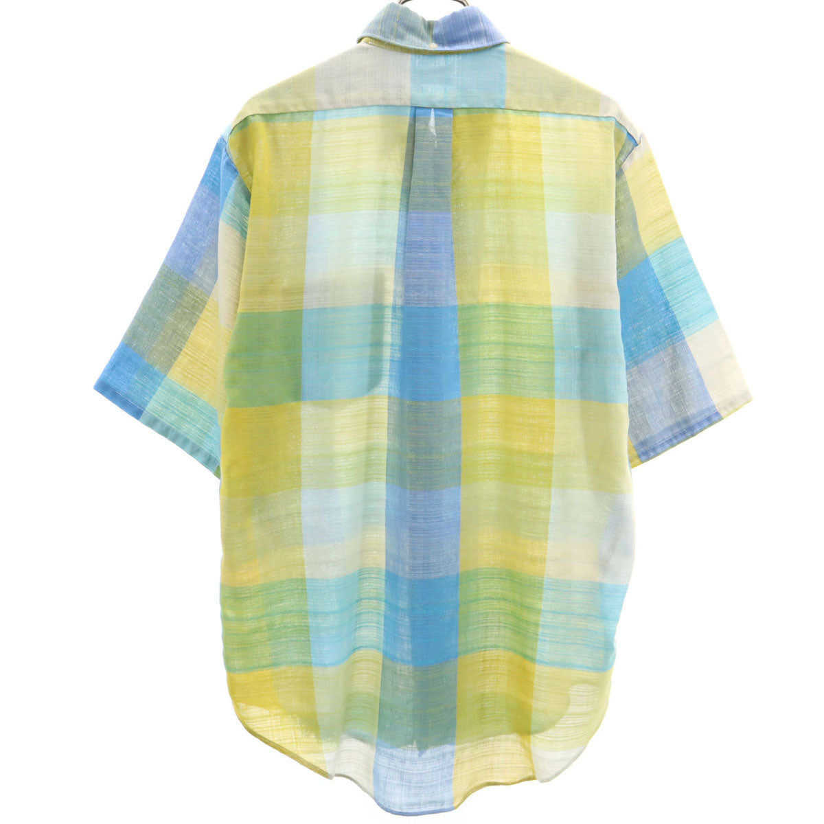 TOWNCRAFT タウンクラフト 70s ヴィンテージ チェック柄 半袖 ボタンダウンシャツ M マルチ PENNEYS メンズ