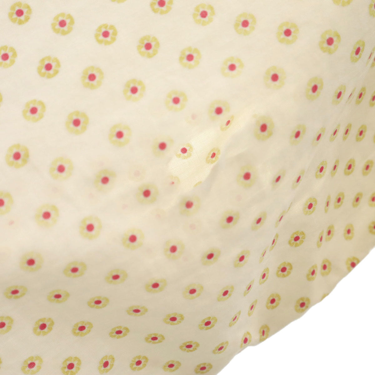 Style Guild 60s ヴィンテージ 総柄 半袖 オープンカラーシャツ S 生成り メンズ