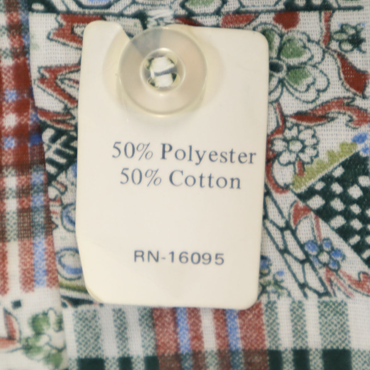 Bellcralt 70s ヴィンテージ チェック柄 長袖 シャツ L ホワイト デッドストック メンズ