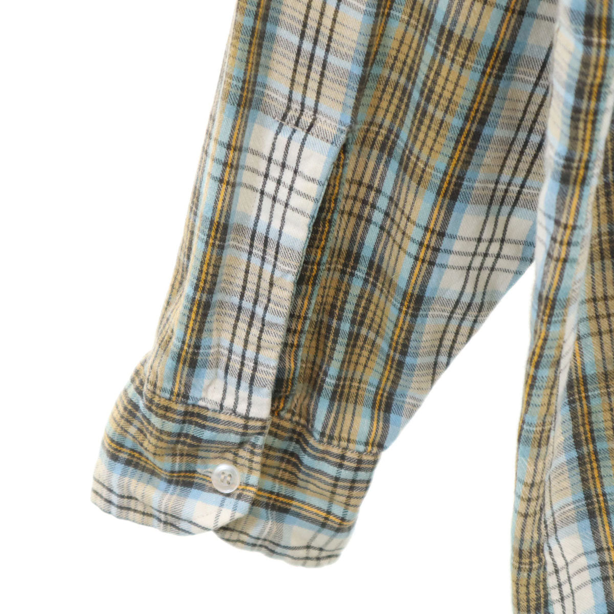 ARROW アロー 80s ヴィンテージ チェック柄 長袖 コットンシャツ XL ホワイト メンズ