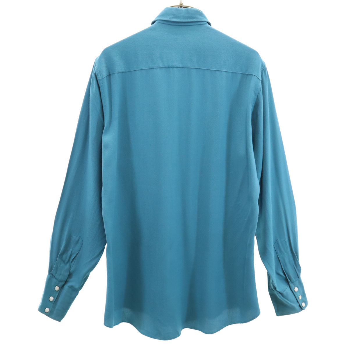 MILLER ミラー 50s ヴィンテージ 長袖 シャツ S 青緑 メンズ