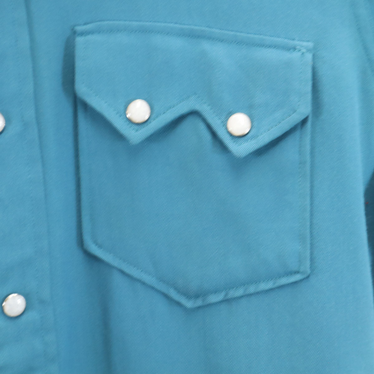 MILLER ミラー 50s ヴィンテージ 長袖 シャツ S 青緑 メンズ