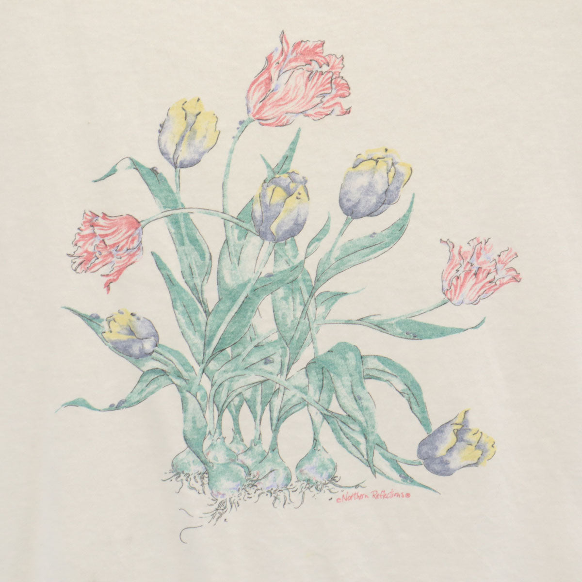 NORTHERN 90s オールド 半袖 Tシャツ 白 シングルステッチ メンズ