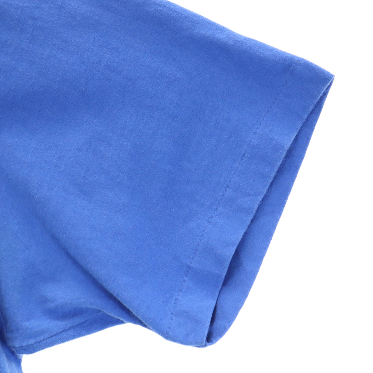 OLD オールド 90s プリント 半袖 Tシャツ ブルー シングルステッチ メンズ