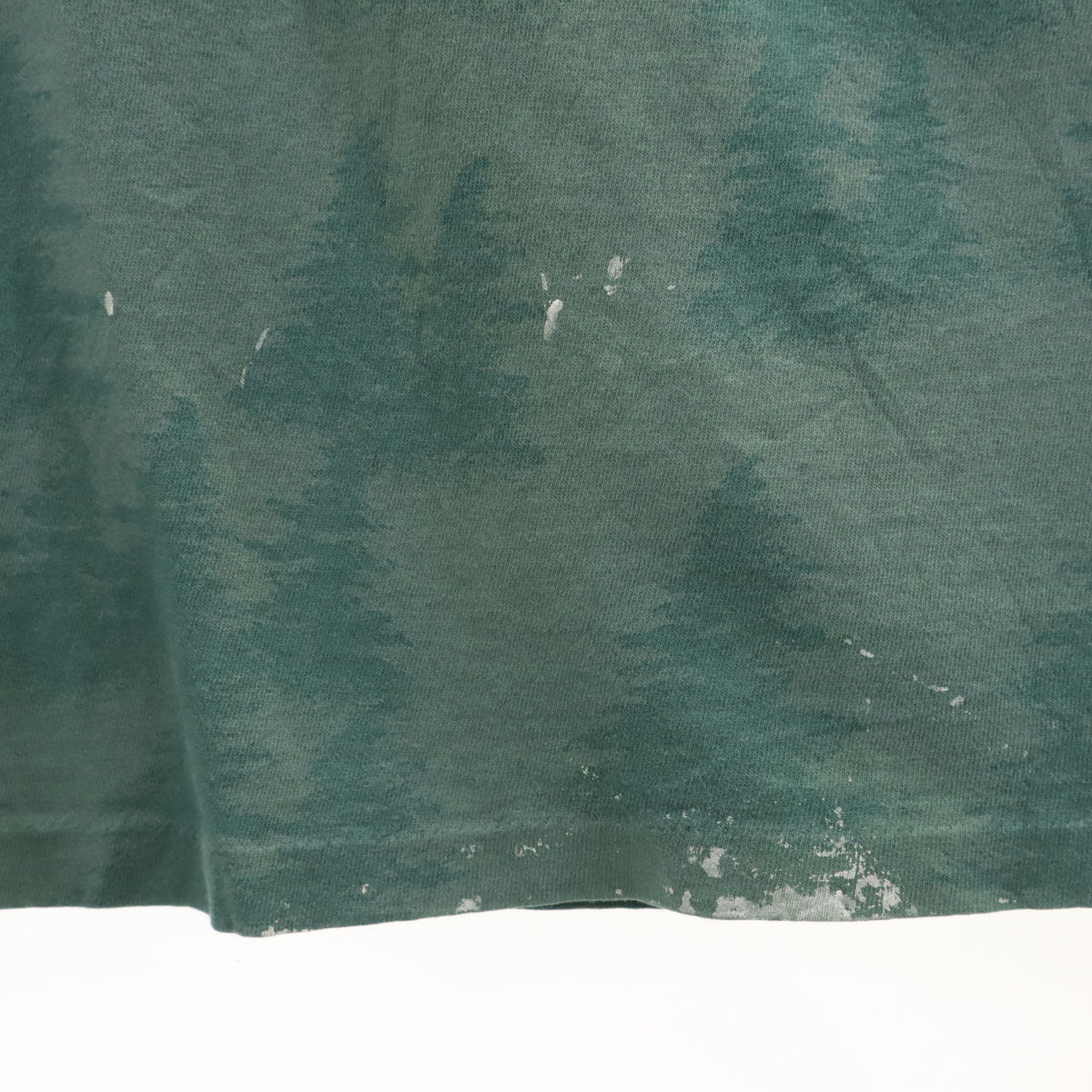 PRAIRIE MOUNTAIN プレーリーマウンテン 90s USA製 オールド プリント 半袖 Tシャツ XXL カーキ シングルステッチ ビックサイズ メンズ