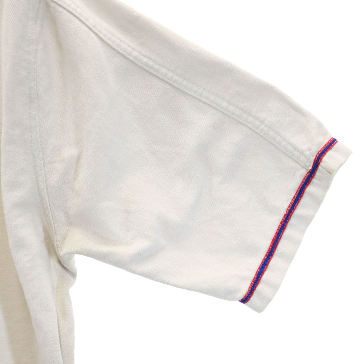 Bertrand’s 40s 50s ヴィンテージ 半袖 クリケット シャツ アイボリー メンズ