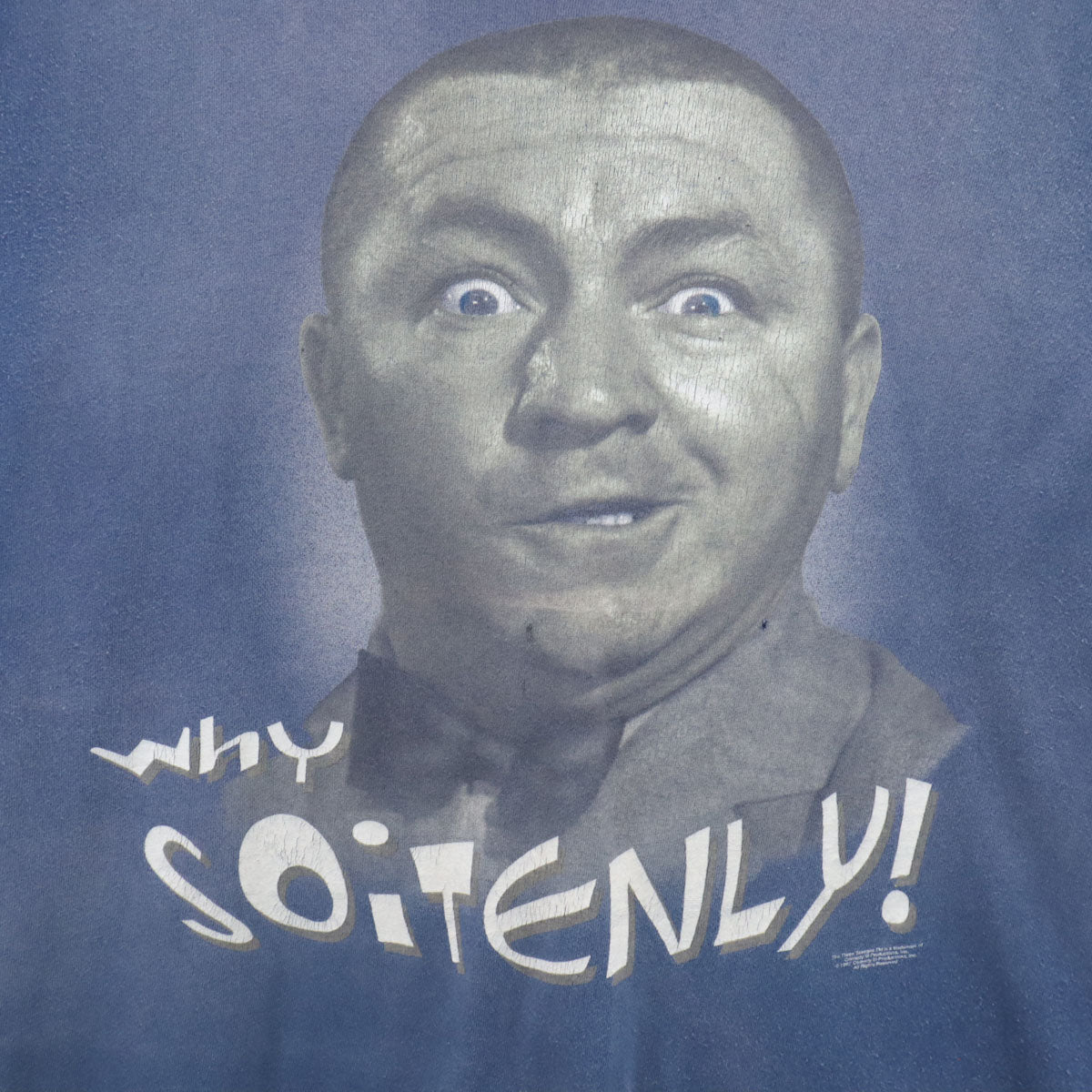 TENNESSEE RIVER テネシーリバー 90s オールド USA製 Why Soitenly 半袖 Tシャツ XL 青紺 シングルステッチ メンズ