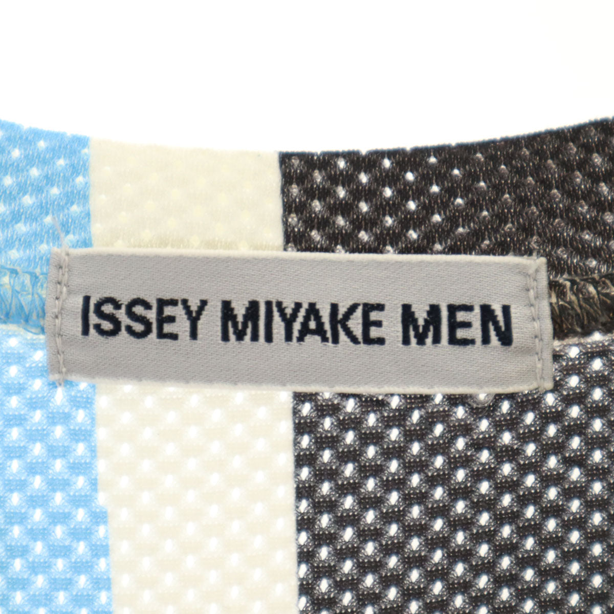 ISSEY MIYAKE MEN イッセイミヤケメン 日本製 半袖 メッシュ Tシャツ F アイボリー メンズ