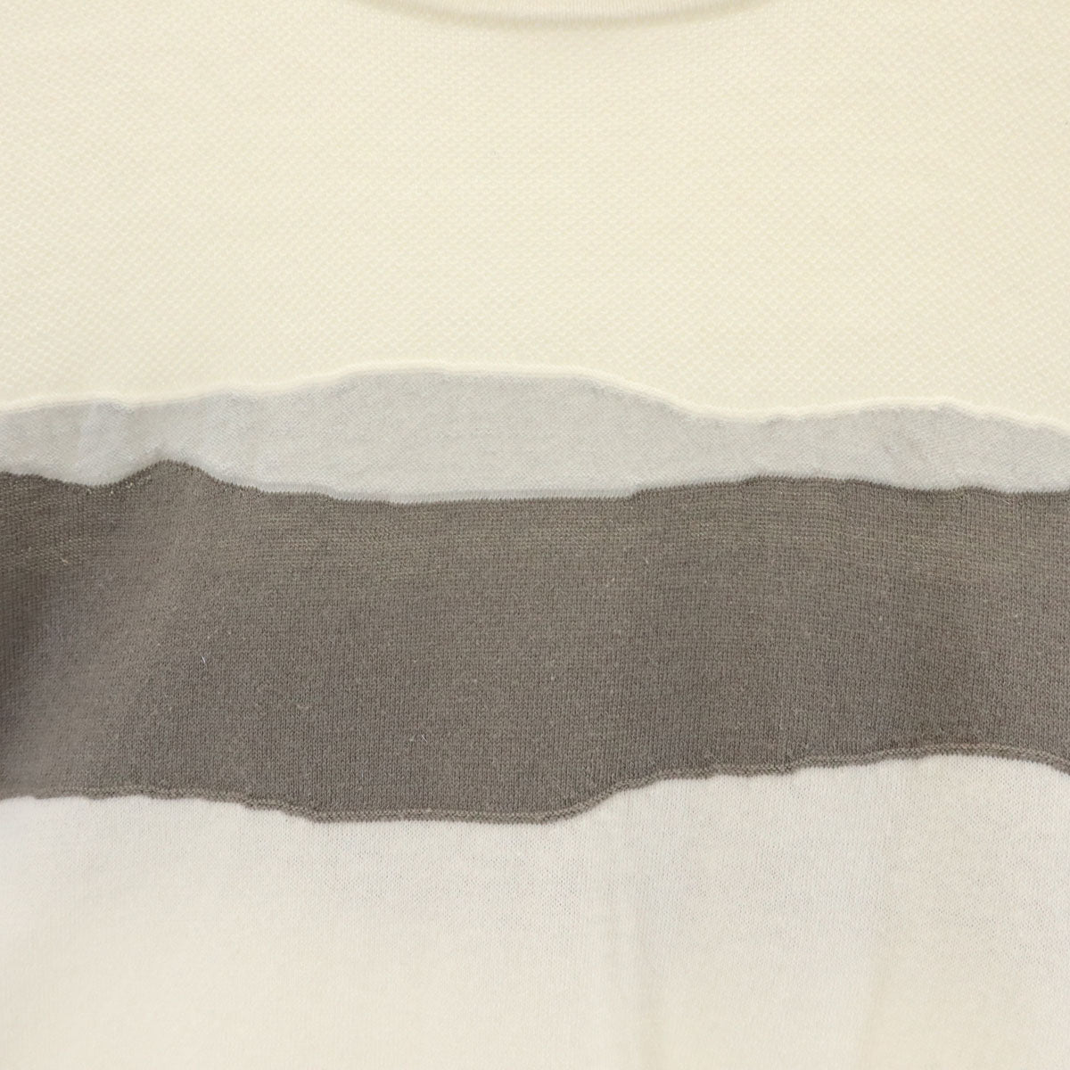 HERMES エルメス イタリア製 カシミヤブレンド 半袖 Tシャツ L アイボリー メンズ