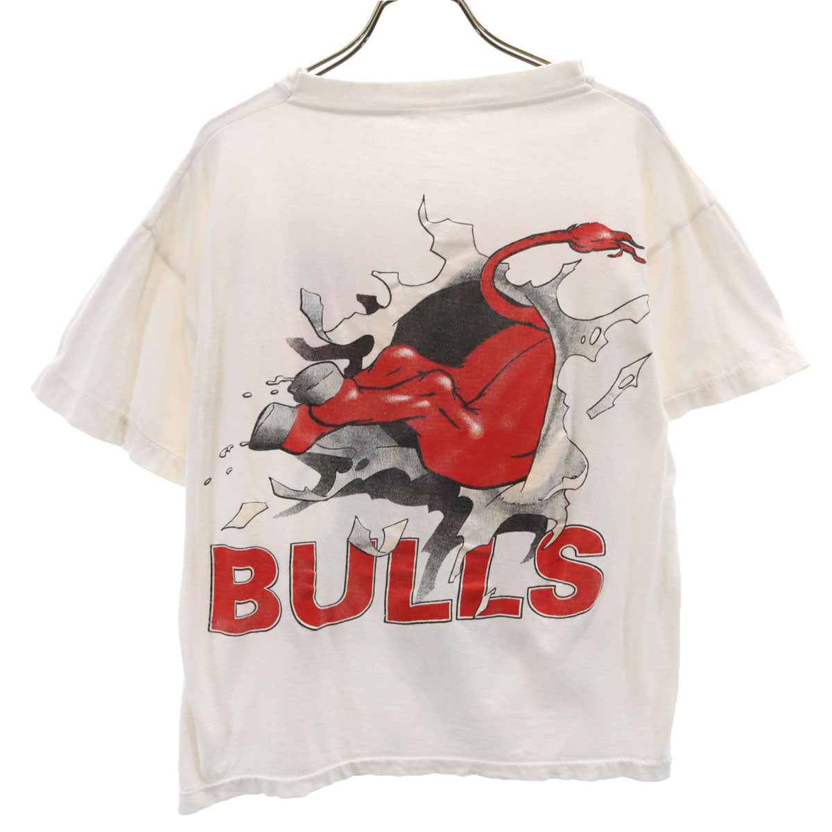 OLD オールド 90s NBA シカゴ・ブルズ 半袖 Tシャツ ホワイト Chicago Bulls シングルステッチ レディース