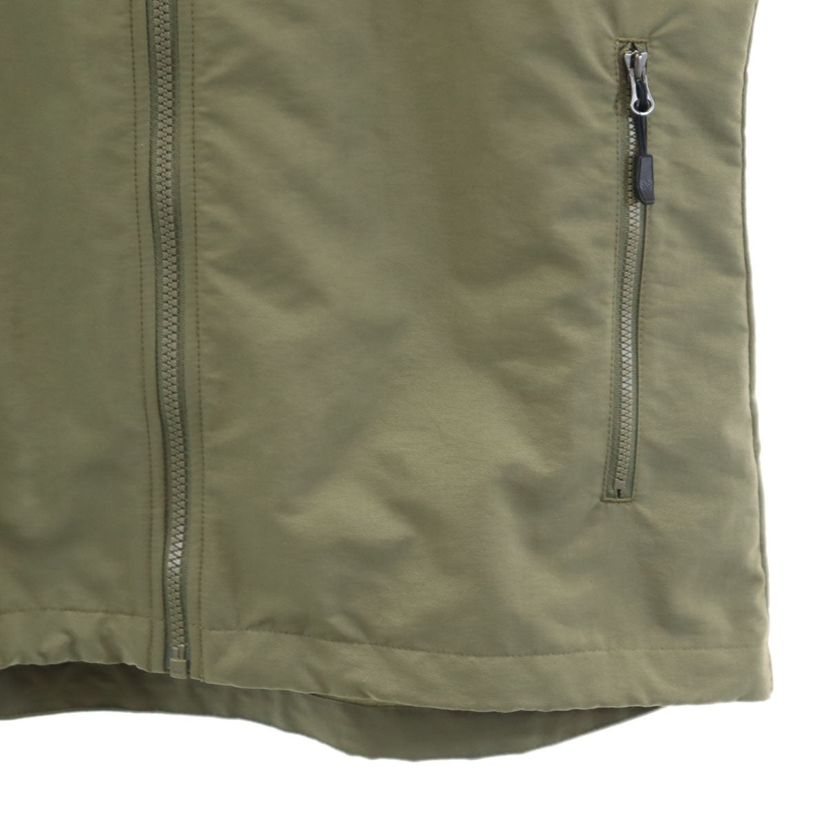 Columbia コロンビア ウザボナ パス ウインドブレーカー L カーキ アウトドア レディース