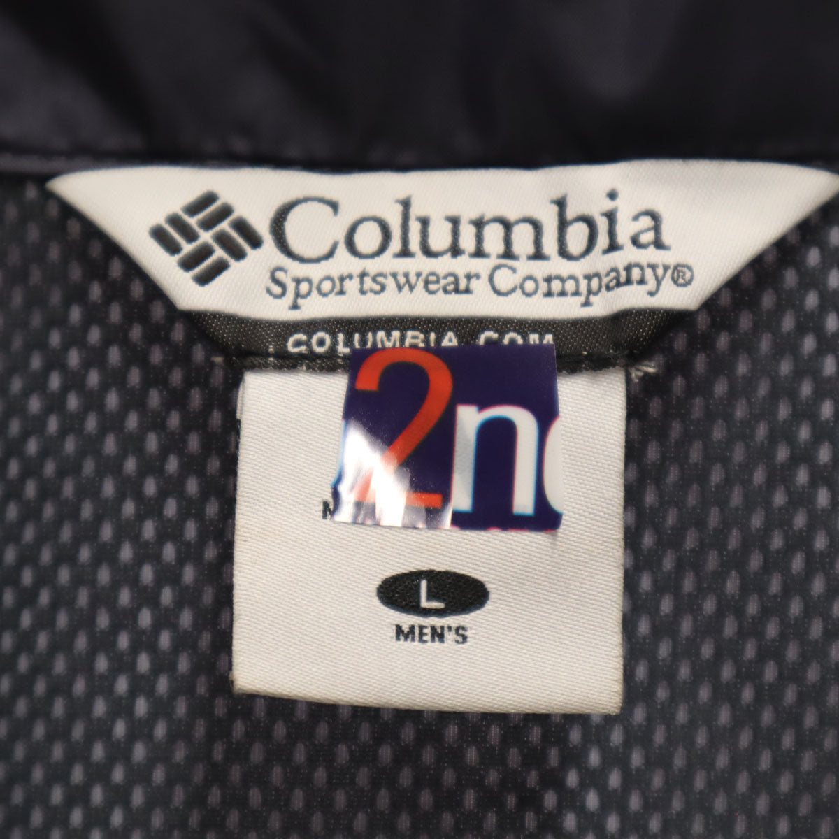 Columbia コロンビア バイカラー ナイロンジャケット L ネイビー×グレー アウトドア メンズ