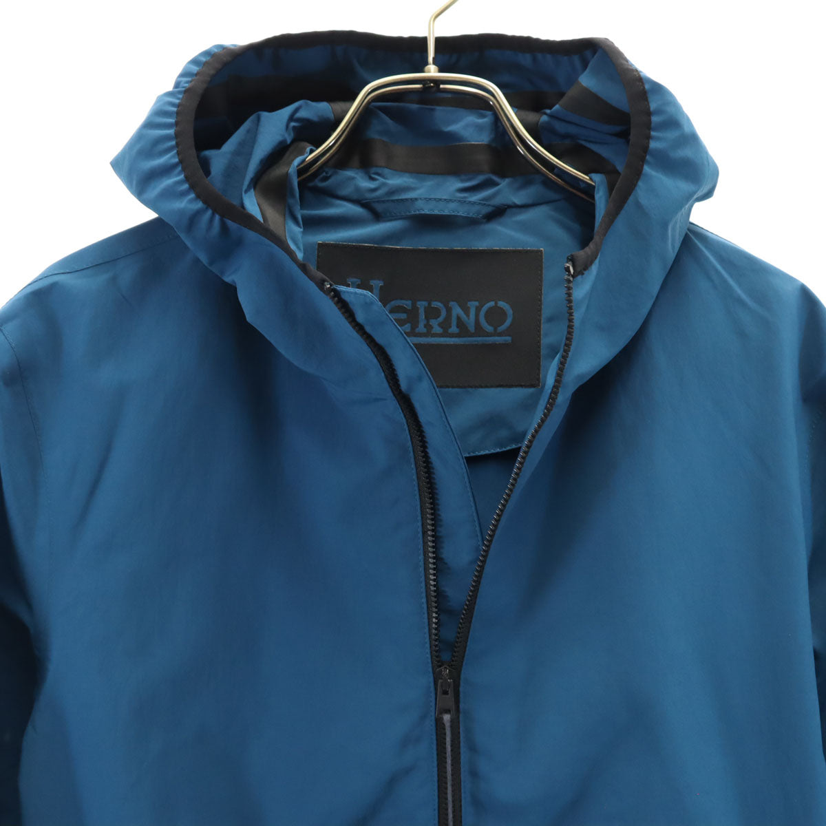 Herno ヘルノ 長袖 ウォーターレペレント ヨット パーカー 46 青紺 メンズ