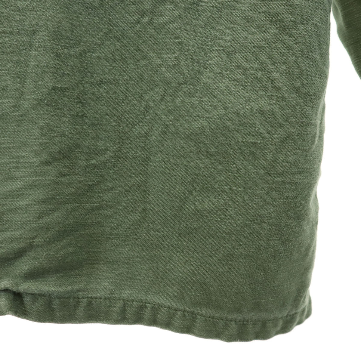 US ARMY アメリカ軍 70s ヴィンテージ DSA 長袖 ミリタリーシャツ 16 1/2 K34 カーキ メンズ