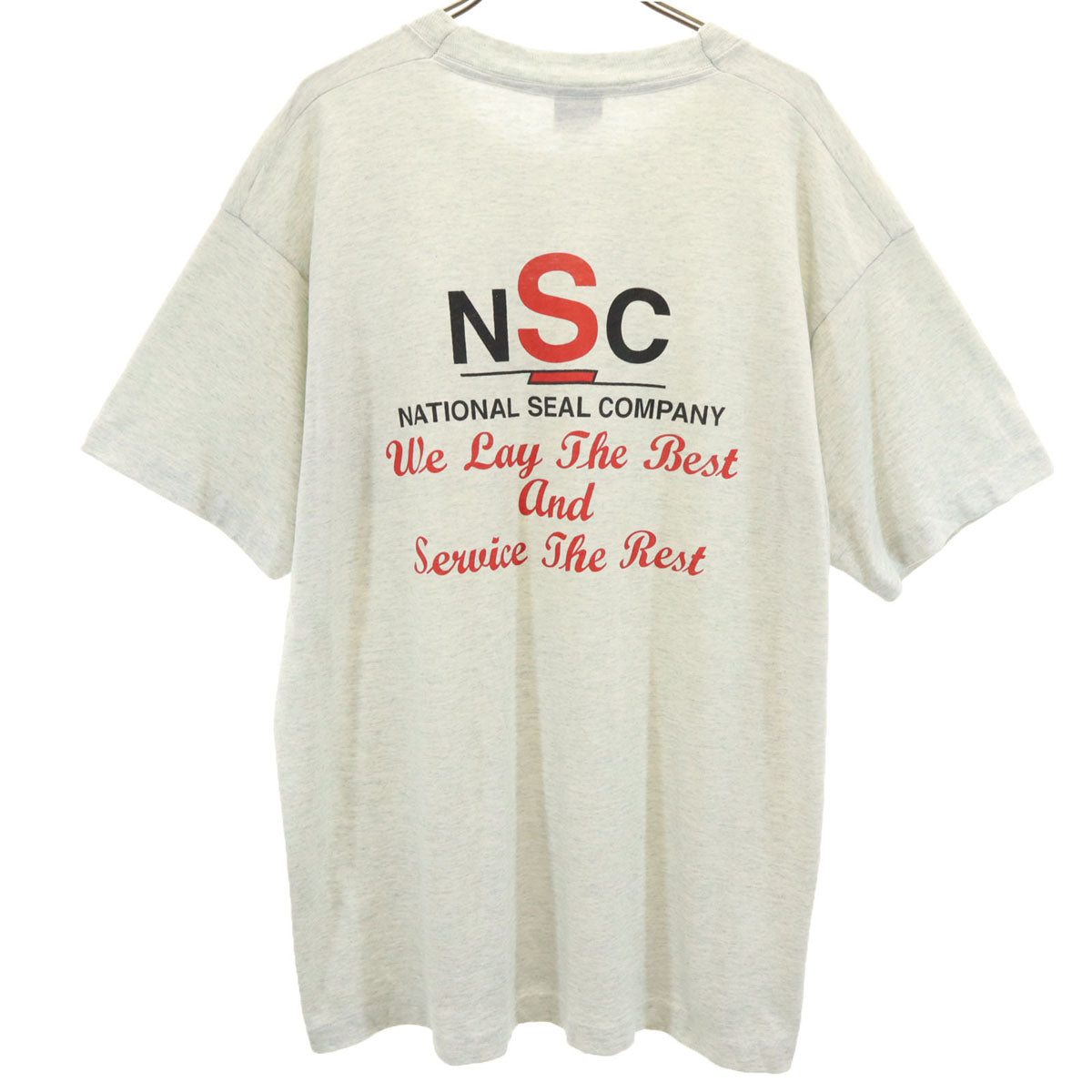 SCREEN STARS BEST スクリーンスターズベスト 90s USA製 オールド 企業モノ プリント 半袖 Tシャツ XL グレー シングルステッチ メンズ