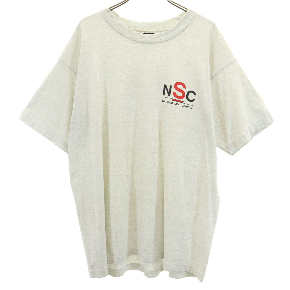 SCREEN STARS BEST スクリーンスターズベスト 90s USA製 オールド 企業モノ プリント 半袖 Tシャツ XL グレー シングルステッチ メンズ