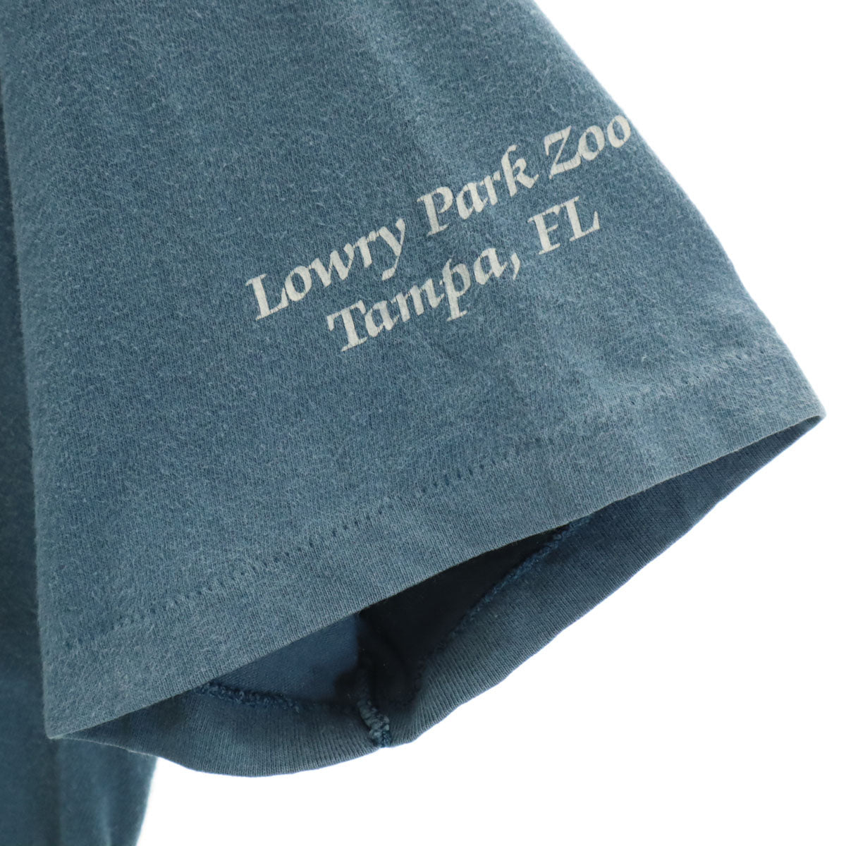 OLD オールド 90s オオカミ 半袖 Tシャツ チャコールグレー系 アニマル柄 メンズ