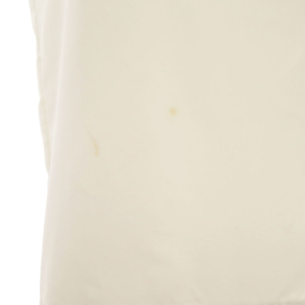 adidas アディダス 70s デサント製 ヴィンテージ トレフォイルロゴ刺繍 ナイロンジャケット M 白 メンズ