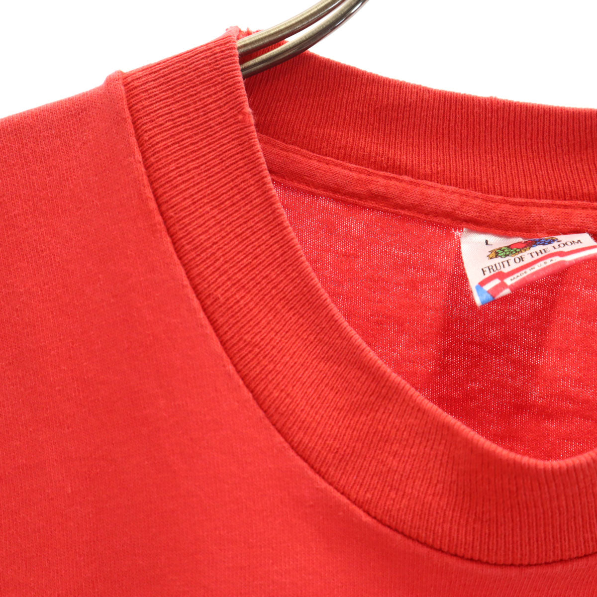 FRUIT OF THE LOOM フルーツオブザルーム 90s USA製 オールド LOUISVILLE CARDINALS 半袖 Tシャツ L レッド シングルステッチ ルイビル・カージナルス フットボール メンズ