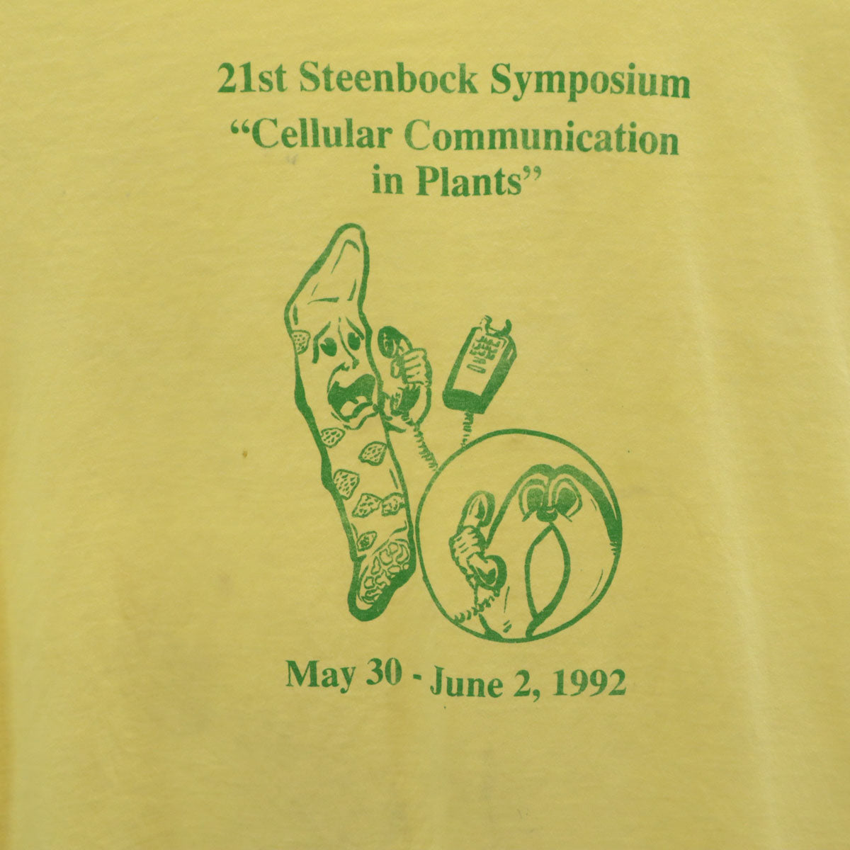 ONEITA オニータ 90s USA製 オールド 1992年 シンポジウム 半袖 Tシャツ XL イエロー シングルステッチ メンズ