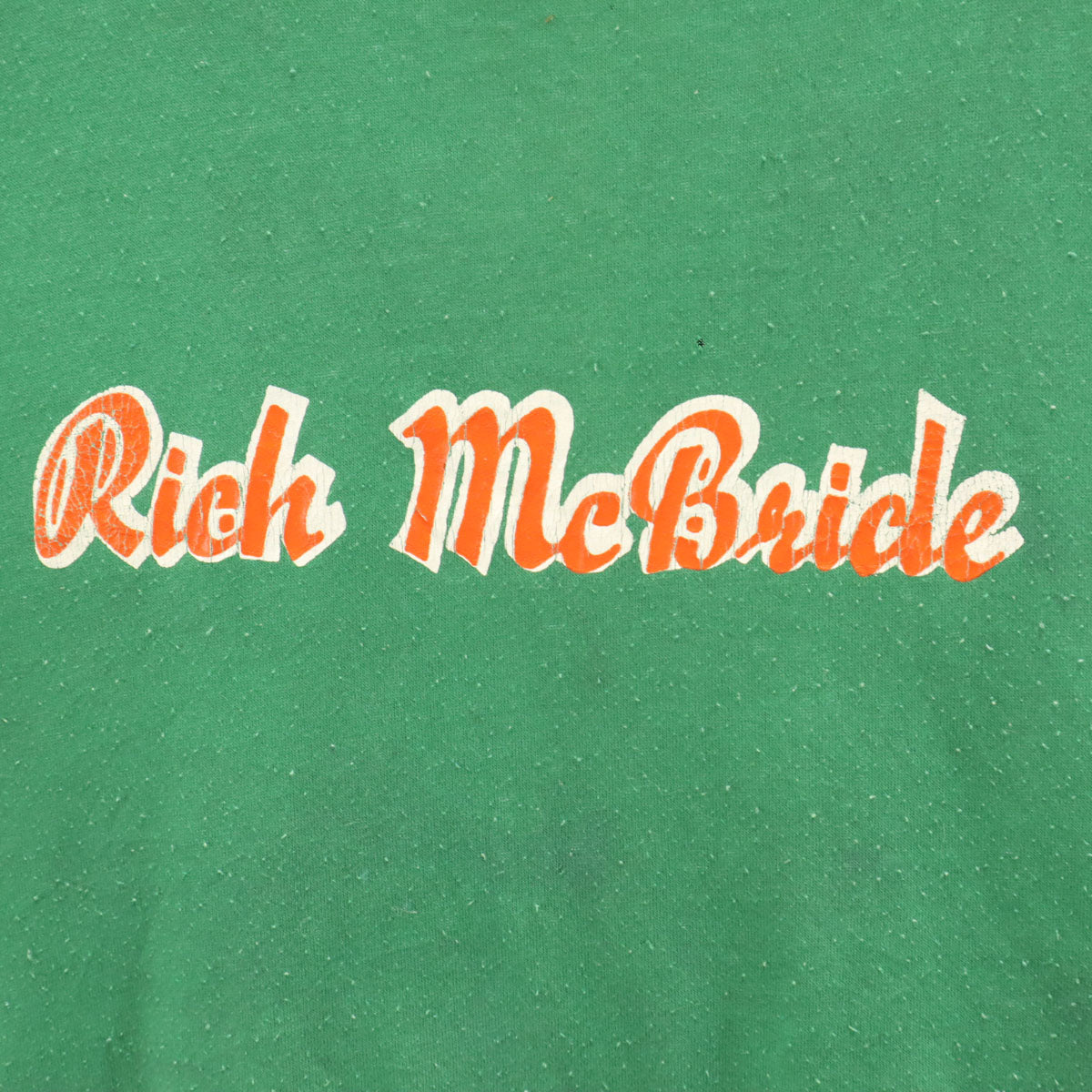 GULF COAST sportswear 80s USA製 ヴィンテージ Rich McBride 半袖 Tシャツ XL グリーン リッチマクブライド メンズ