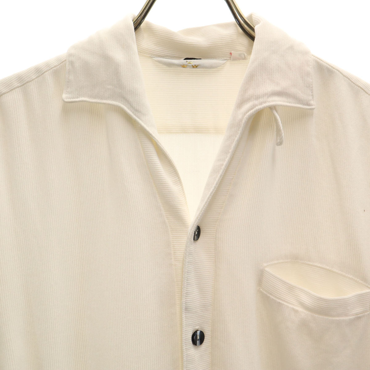 MR.JACK ミスタージャック 50s 60s ヴィンテージ イタリアンカラー 半袖 オープンカラーシャツ S ホワイト メンズ