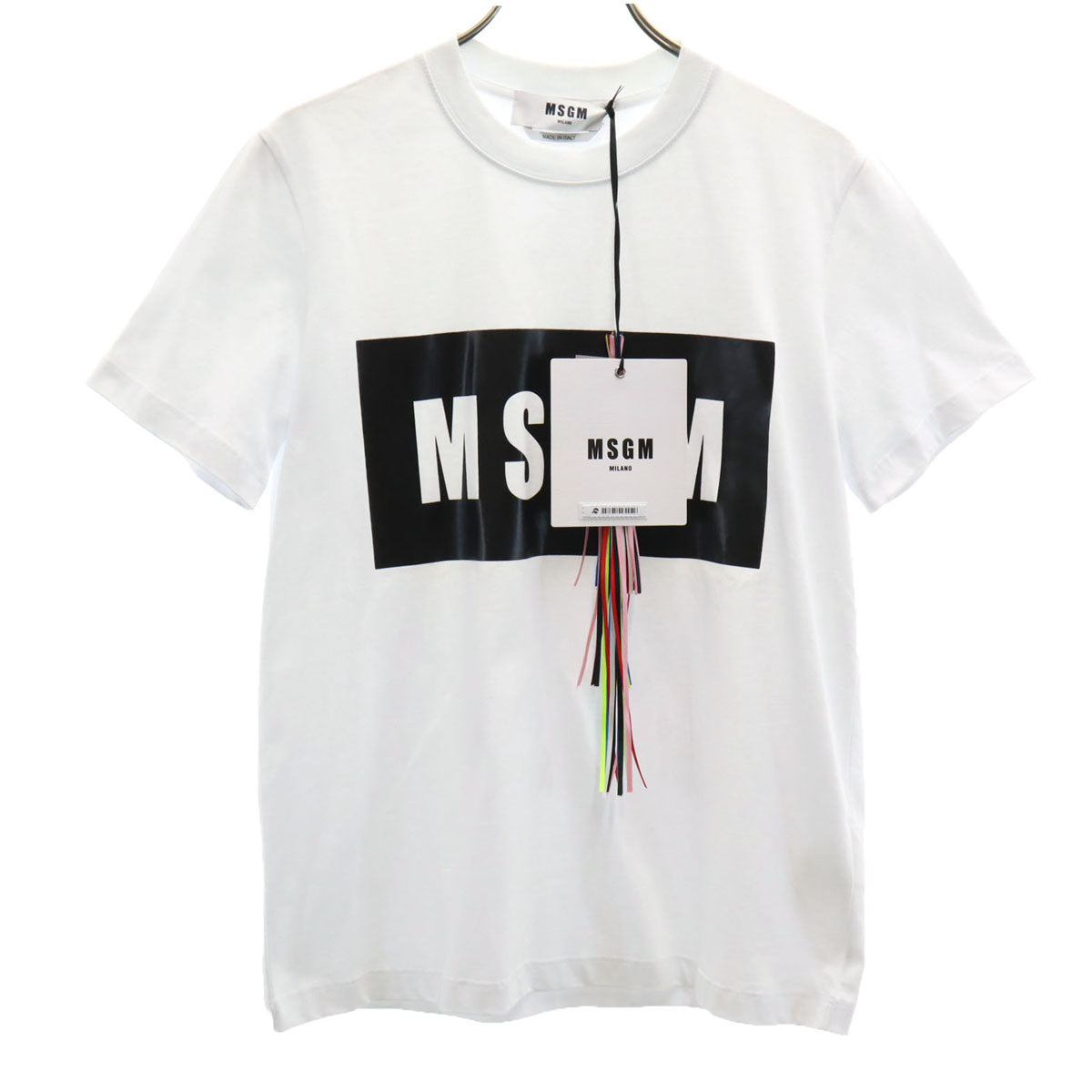 MSGM エムエスジーエム イタリア製 半袖 Tシャツ XS ホワイト メンズ