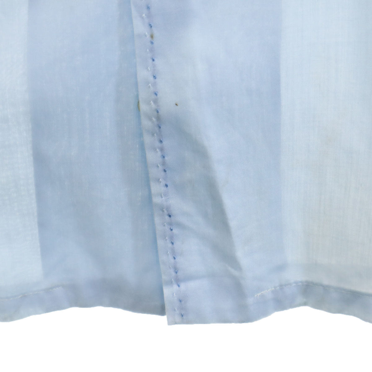 WR. California 70s ヴィンテージ 半袖 オープンカラーシャツ S 水色 メンズ