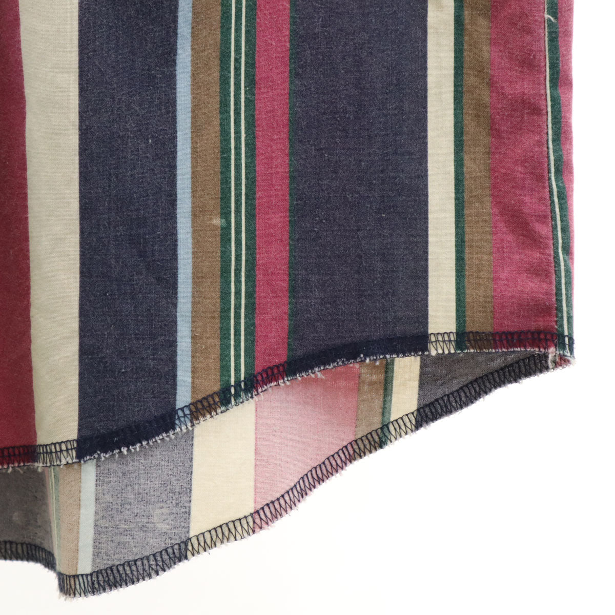 Wrangler ラングラー 90s オールド ストライプ柄 半袖 シャツ 17 ネイビー メンズ