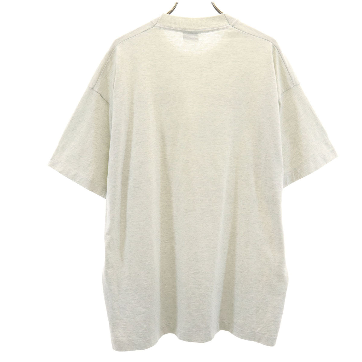 FRUIT OF THE LOOM BEST フルーツオブザルーム ベスト 90s USA製 オールド メッセージプリント 半袖 Tシャツ XL グレー シングルステッチ メンズ