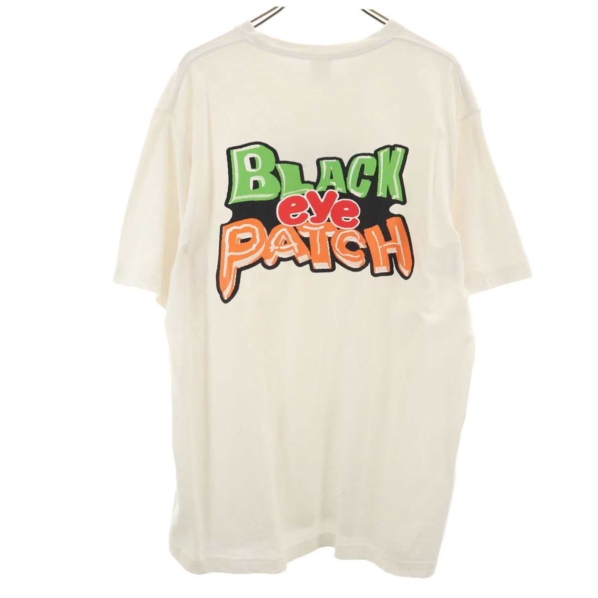 THE BLACK EYE PATCH ブラックアイパッチ プリント 半袖 Tシャツ XL 白 メンズ