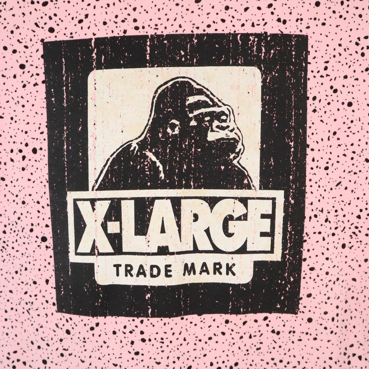 XLARGE エクストララージ 総柄 半袖 Tシャツ L ピンク メンズ
