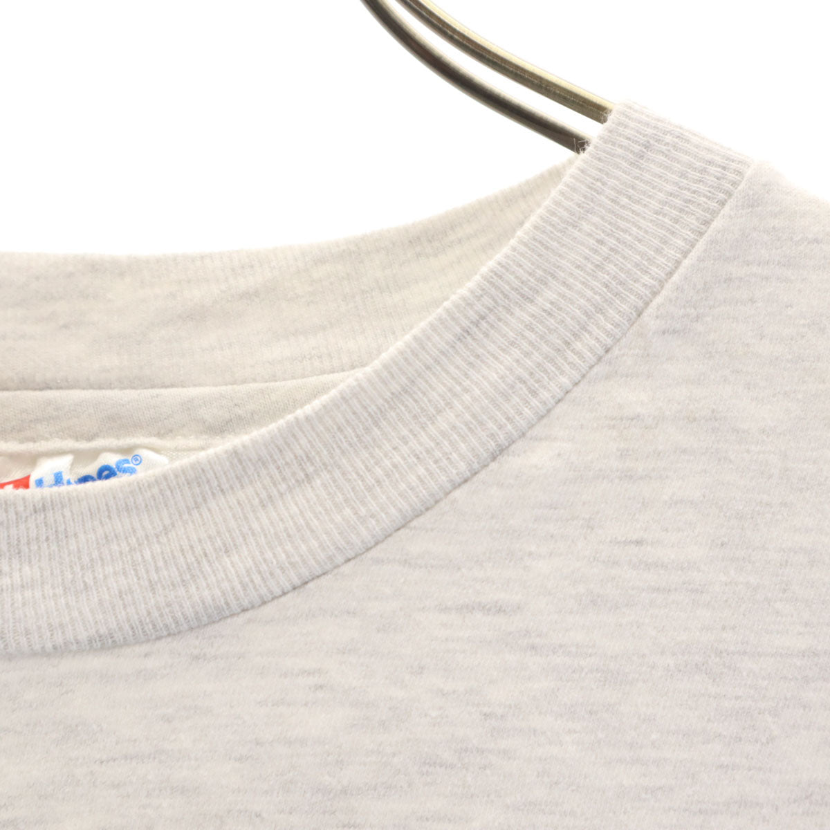 Hanes ヘインズ 90s USA製 オールド バックプリント 半袖 Tシャツ XL グレー シングルステッチ BEEFY-T メンズ