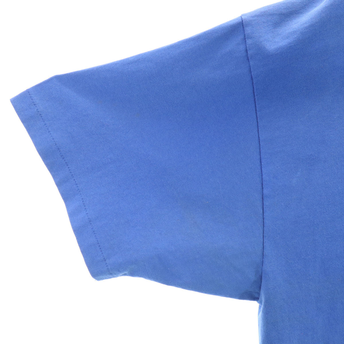 Hanes ヘインズ 90s USA製 オールド 亀 プリント 半袖 Tシャツ XXL ブルー シングルステッチ ビッグサイズ メンズ