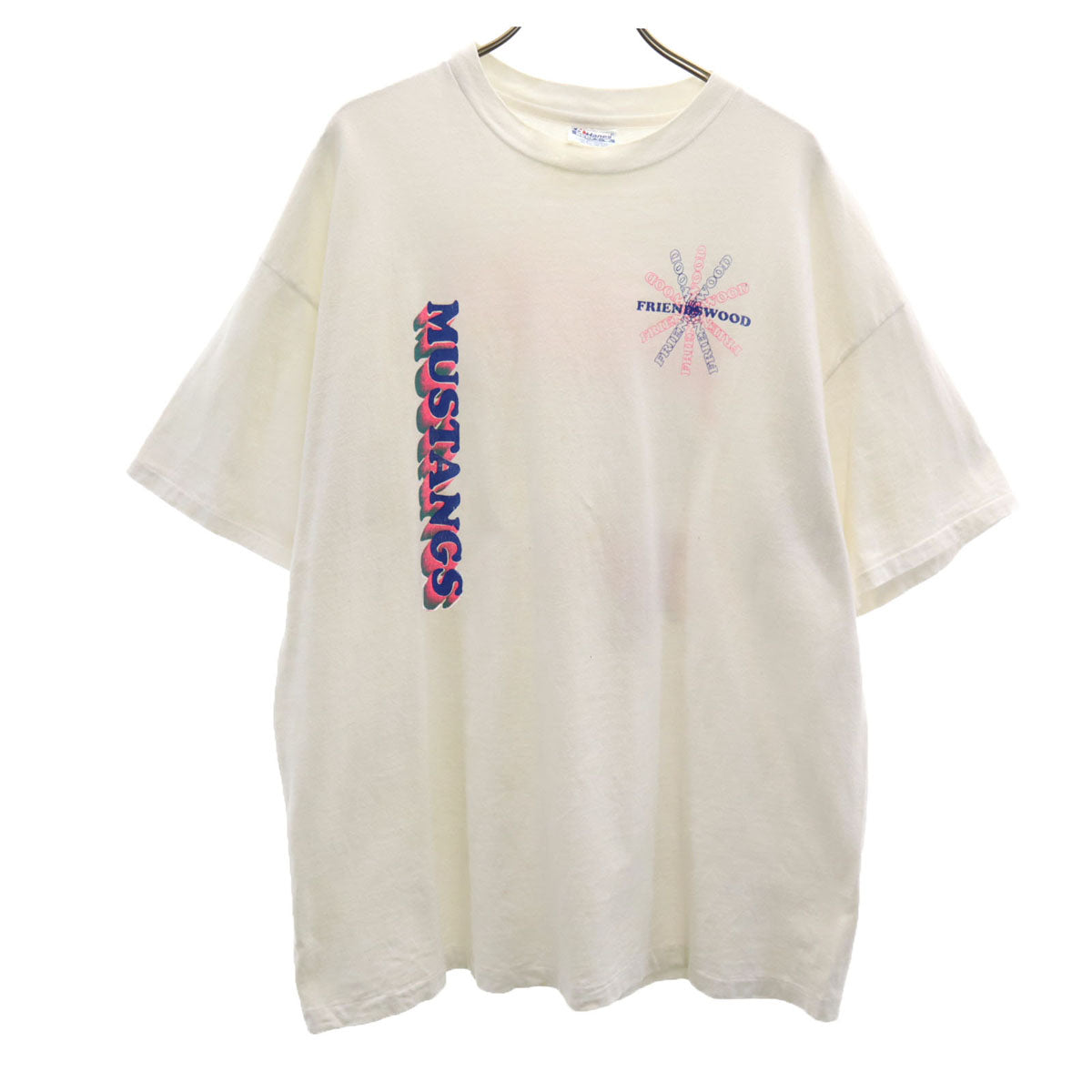 Hanes ヘインズ 80s 90s オールド USA製 バレーボール 半袖 Tシャツ XL ホワイト シングルステッチ BEEFY-T メンズ