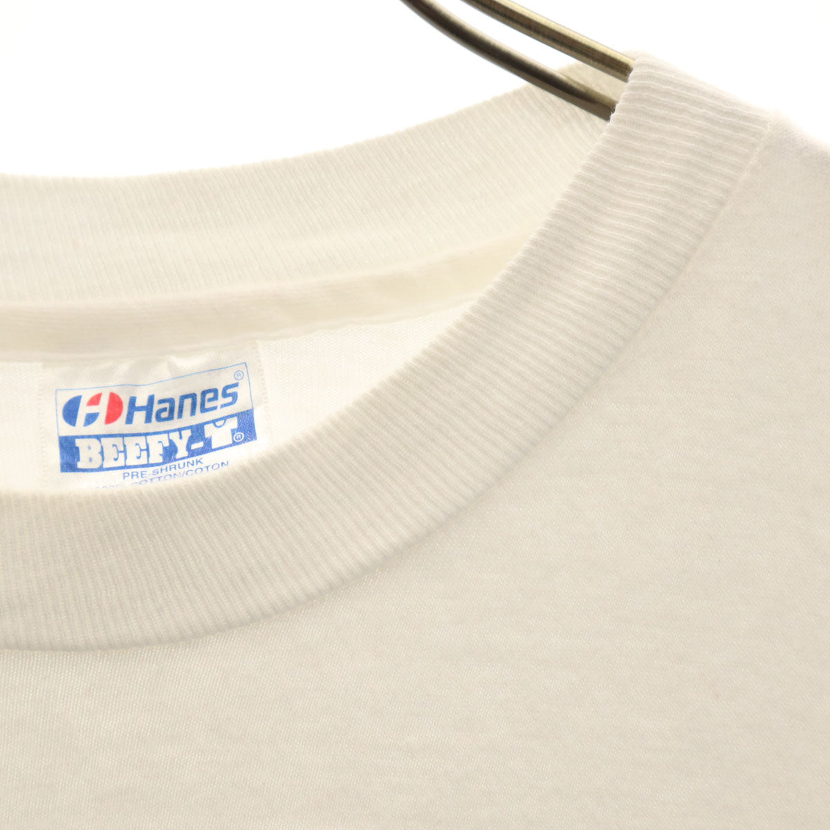 Hanes ヘインズ 80s 90s USA製 オールド アメリカンフットボール RIDER HATERS 半袖 Tシャツ XL ホワイト シングルステッチ BEEFY-T メンズ
