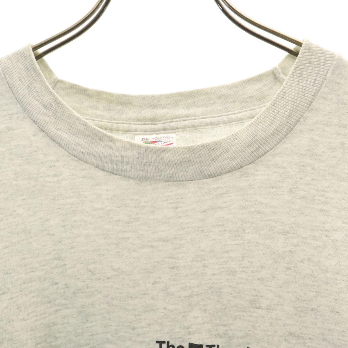 FRUIT OF THE LOOM フルーツオブザルーム 90s USA製 オールド グッドマンシアター 半袖 Tシャツ XL グレー シングルステッチ Goodman メンズ