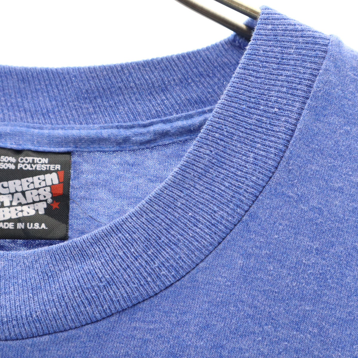 SCREEN STARS BEST スクリーンスターズベスト 90s USA製 オールド ツリー プリント 半袖 Tシャツ XXL ブルー シングルステッチ ビッグサイズ メンズ