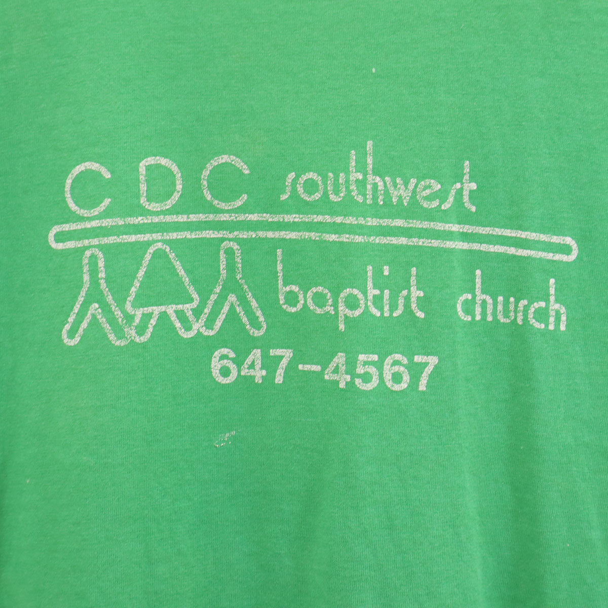 OLD オールド 80s 90s 半袖 Tシャツ グリーン系 シングルステッチ メンズ