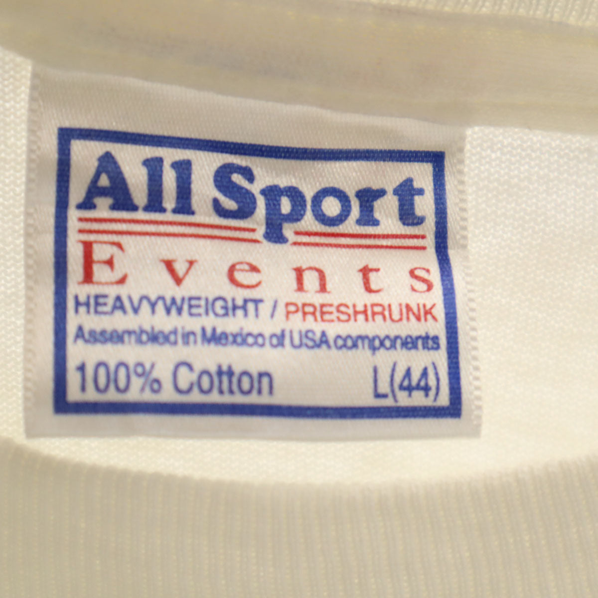 ALL SPORTS オールスポーツ 90s オールド 半袖 Tシャツ L 白 シングルステッチ メンズ