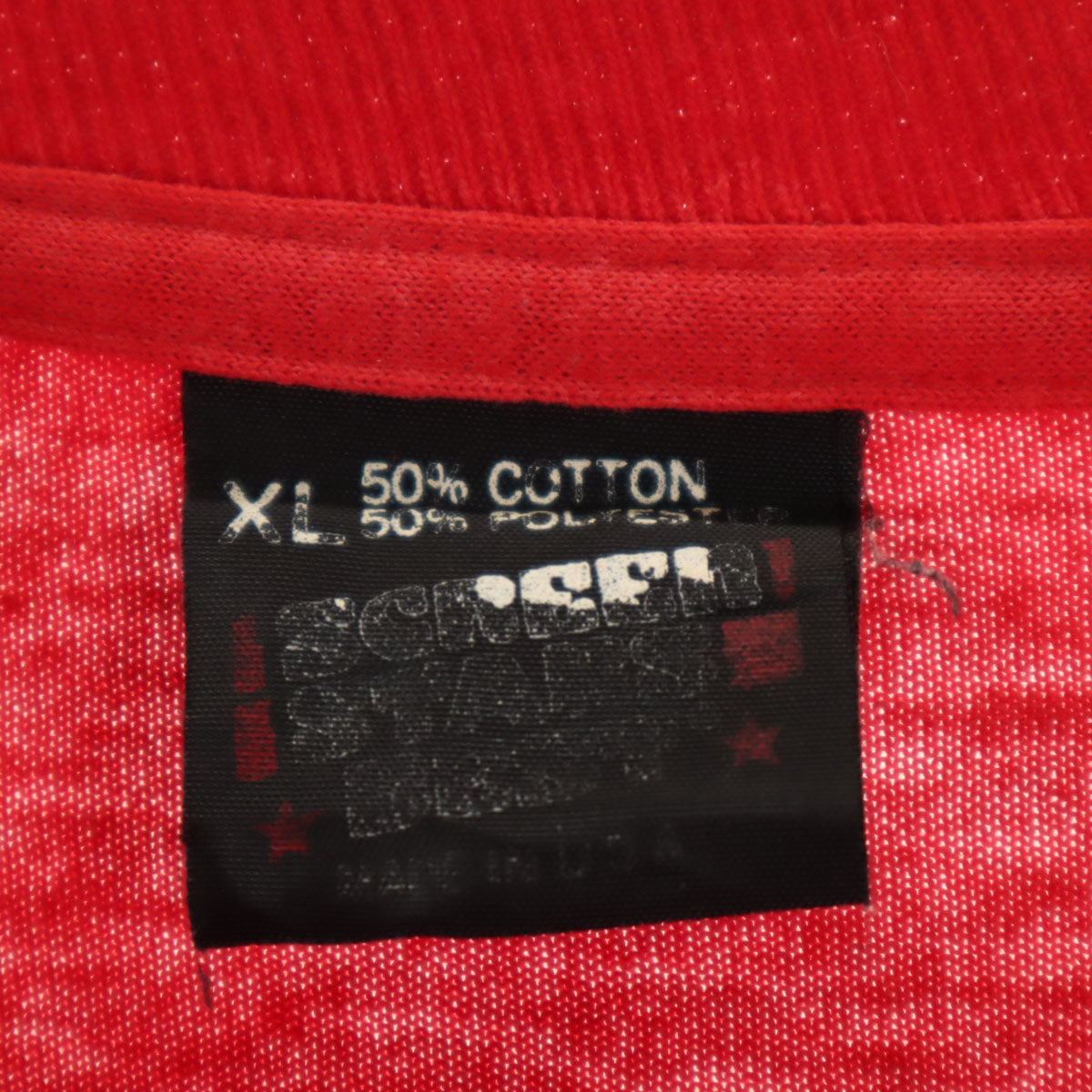 SCREEN STARS BEST スクリーンスターズベスト 90s USA製 オールド 半袖 Tシャツ XL レッド シングルステッチ メンズ