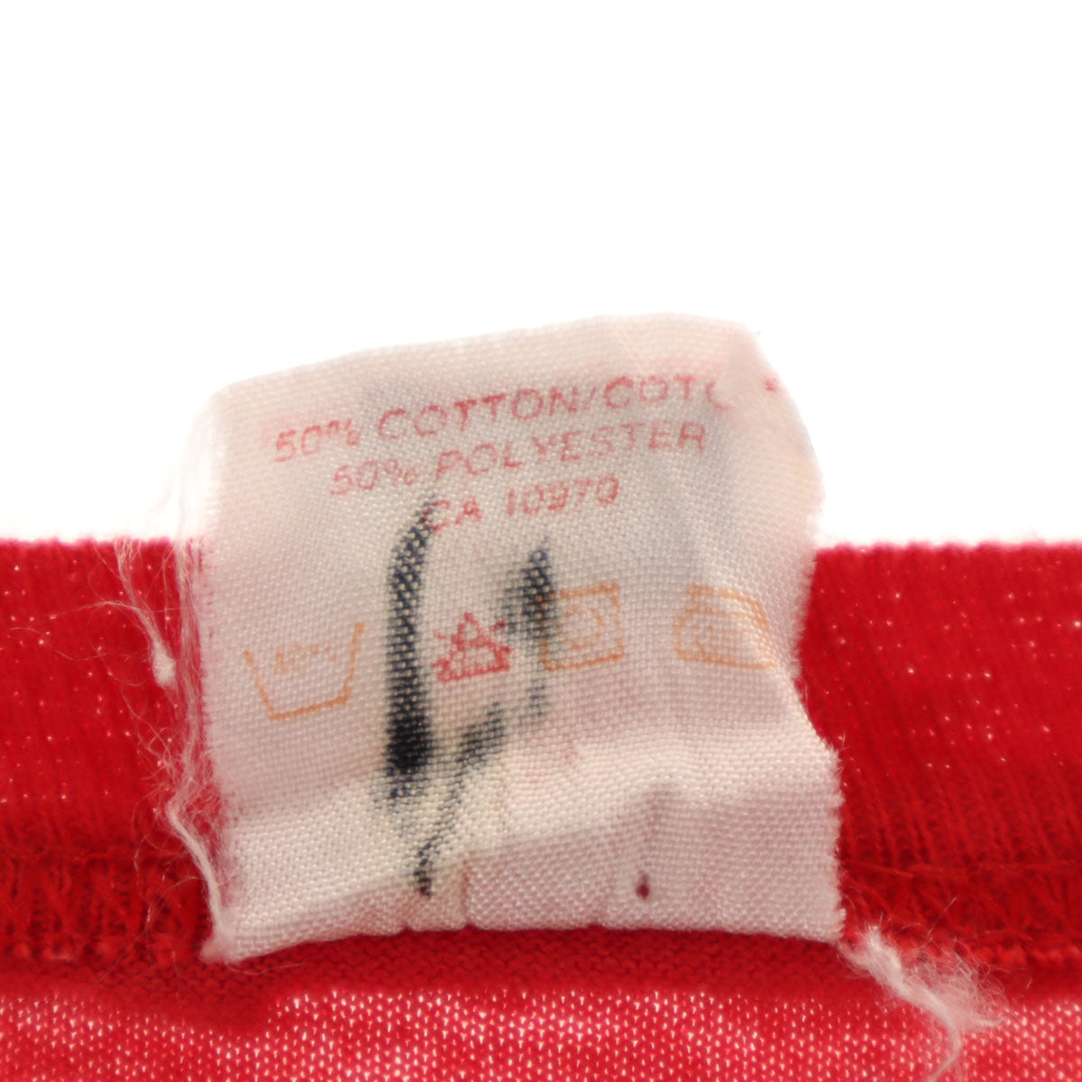 80s 90s カナダ製 オールド 半袖 Tシャツ XL レッド シングルステッチ メンズ