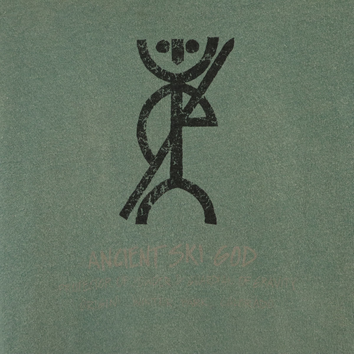 od ORIGINAL DE&ICN COMPANY 90s USA製 オールド 半袖 Tシャツ L グリーン系 シングルステッチ メンズ