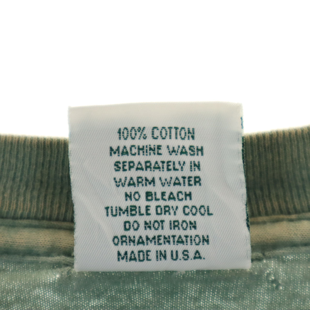 od ORIGINAL DE&ICN COMPANY 90s USA製 オールド 半袖 Tシャツ L グリーン系 シングルステッチ メンズ