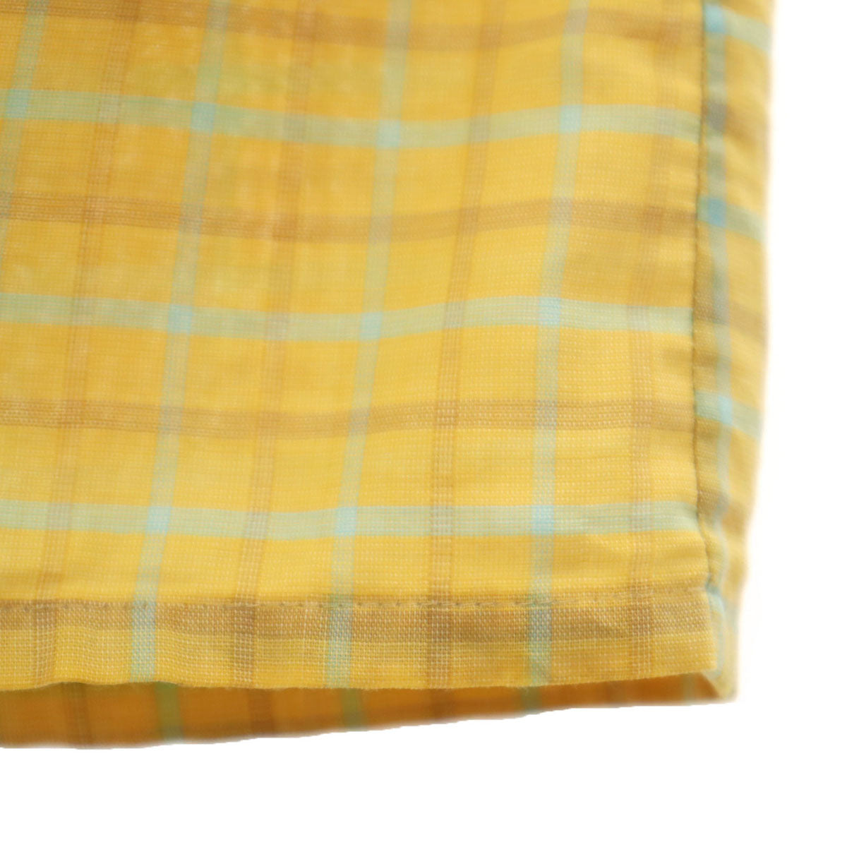Stephens 60s ヴィンテージ チェック柄 半袖 シャツ XL イエロー系 メンズ