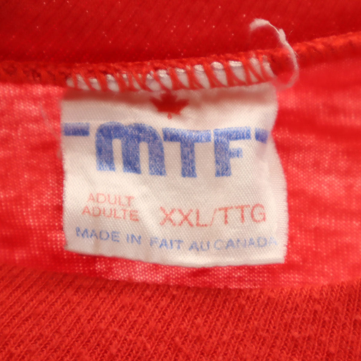 MTF 90s カナダ製 オールド シェットランドシープドッグ プリント 半袖 Tシャツ XXL レッド シングルステッチ 犬 ビッグサイズ メンズ