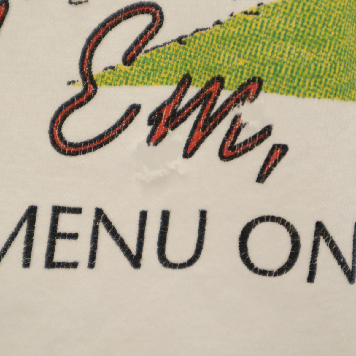 OLD オールド 90s ロードキルカフェ 半袖 Tシャツ ホワイト シングルステッチ メンズ